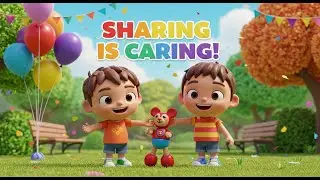 Sharing is Caring | Fun Kids Song About Kindness and Friendship | ToonTunes