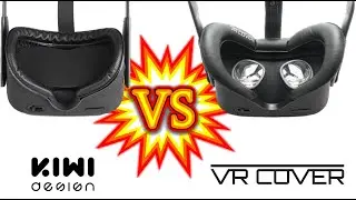 VR Cover face pad Vs Kiwi Design Faceplate for Oculus Quest. Quest facial interface mod review.