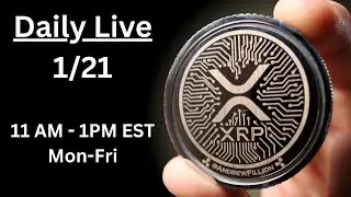 Daily Live: 1/21  Stock Market Rotation into Crypto (happening live)