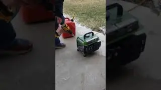 How to start a generator that has a broken pull cord.