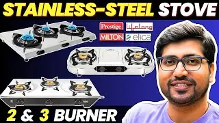 [TOP 3]🔥Best Stainless Steel Gas Stove In India 2026⚡Best Steel Gas Stove 3 Burner for Kitchen