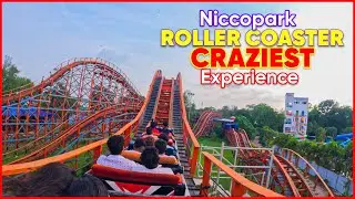 Niccopark most dangerous  rollercoaster ride experience😮 I Vlog part 7