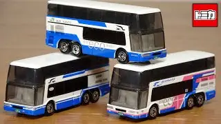 JRバス設立35周年 記念トミカ３種 JR関東・JR東海バス・西日本JRバス それぞれ個性あるデザインの素敵なバストミカです