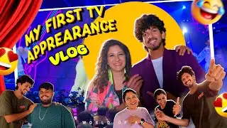 My First TV Appearance Vlog !!💥😎 | WorldOfAK | Shweta Mohan | ILoveYouSollada