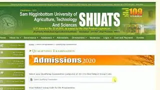 SHUATS,Allahabad  Admission-2020!!Application form