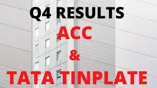 ACC Cement & Tata Tinplate Q4 Results #ACC #TATATINPLATE #Q4results