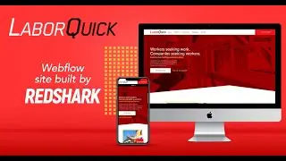 Staffing Company Webflow Website & SEO by Red Shark Digital