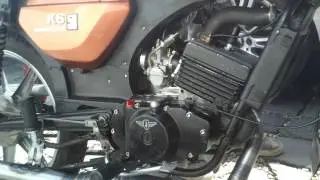 Z&uuml;ndapp KS 80 mit Membran 112 ccm Waldi Tuning Auspuff