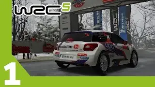 PERFECT START!!! / monte carlo rally / WRC 5 CAREER MODE IN 2024