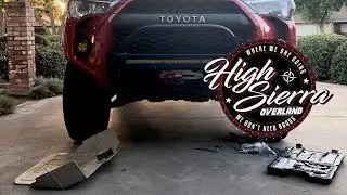 How To Fix Your Toyota TRD Skid Plate Holes 4K