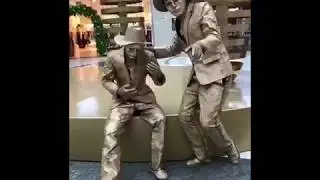 Prank Patung hidup jail lucu abiss