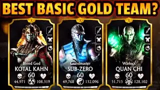 MK Mobile. Is This THE BEST Basic Gold Team in The Game? Where Is Cassie???
