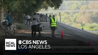 Volunteers gather for 35th annual Los Angeles River Cleanup