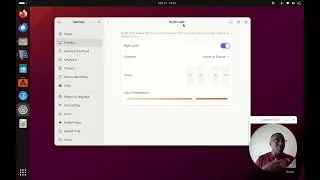 Ubuntu 23.10 Night Light Setting