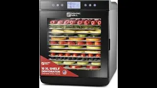 Review: Magic Mill Premium Food Dehydrator - 15 Stainless Steel Trays & Digital Timer