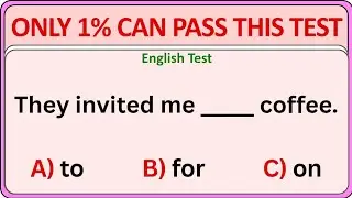English Grammar Quiz ✨ E 4 English ✨ Only 1% Can Pass This Test