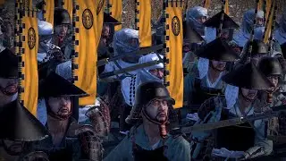 Ikko Ikki early Kyoto Seizure goes off the rails (& unhinged Yari Wall) -- Total War: Shogun 2