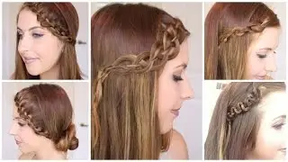 4 Braided Headband Hair Tutorials | Courtney Lundquist
