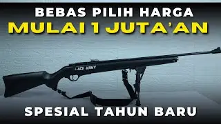 Pilihan Harga Senapan Angin PCP Ruger Black Army VTR Terbaru 2026 || Bebas Pilih Harga