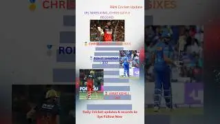 IPL Sixes King 👑 | Chris Gayle Record  #cricket #cricketshorts #ipl #cricketlover #shorts