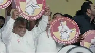 TVK election's Symbol launching | whistle symbol By Thalapathy Vijay| TVK cadres meeting
