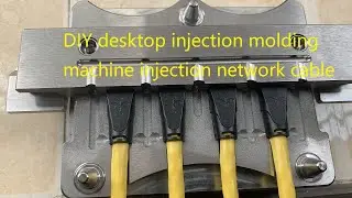 DIY desktop injection molding machine network cable injection