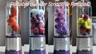 Portable blender Smoothies and juices recipes.