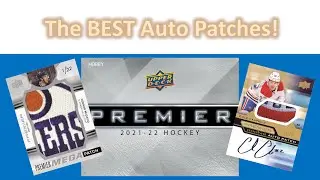 This Product has the BEST PATCHES! 2021-22 Upper Deck Premier Hockey