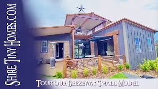 Tiny Home MODEL walk-thru of the Breezeway Small our most popular plan.