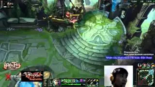 Throw Thi chị ba cầm Riven h&agrave;nh n&aacute;t Garen | 21/09/2015