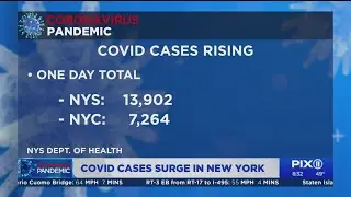 COVID cases surge in New York