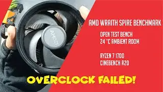 AMD Wraith Spire CPU Cooler Benchmark & Review