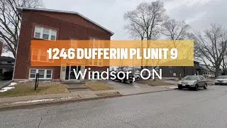 1246 Dufferin Pl Unit 9. Windsor, ON N8X 3K1 (Downtown)