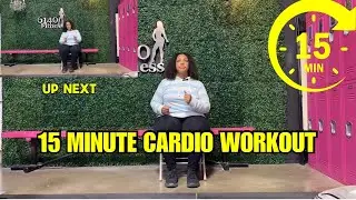 15 minute FULL BODY CHAIR WORKOUT (NO EQUIPMENT) | HIP HOP AND RNB DANCE WORKOUT