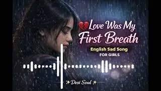 Love Was My First Breath 💔 | English Sad Song for Girls | Emotional Heartbreak | Desi Soul