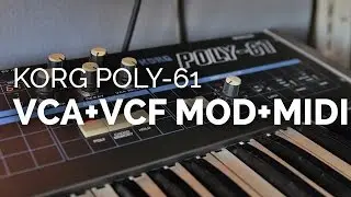 Korg Poly 61 Mods and MIDI retrofit kit. contact me4modding yours!