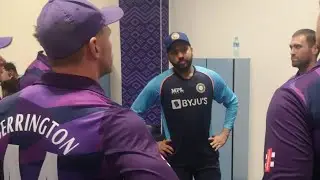 Rohit Sharma Virat Kohli teaching Scotland Team | Rohit Sharma giving tips to Scotland Team