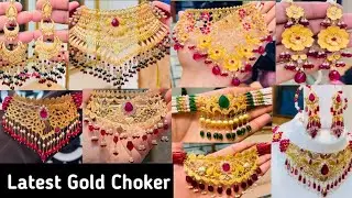 #Latest Gold Choker Sets with Price | New Collection 2025 