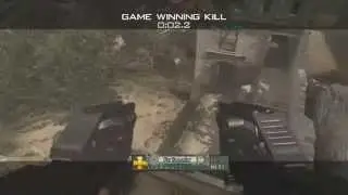 Insane Faceoff outside Erosion map Trickshot!! mw3