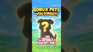 Adopt Me Pets You FORGOT Cost ROBUX! #shorts #adoptme #adoptmeroblox #roblox