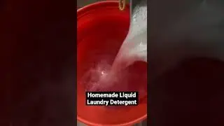 Homemade Liquid Laundry Detergent
