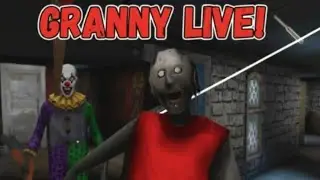 GRANNY LIVE GAMEPLAY || LIVE STREAM HORROR || ESCAPE GAMEPLAY || #shorts #granny #shortslive #live