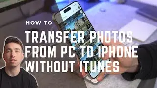 How to Transfer photos from PC to iPhone with/without iTunes