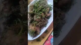 dhania chicken making without onion in winter season.best recipe #food #cooking #chicken #indianfood