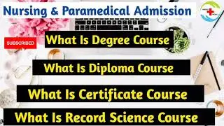 What Is Paramedical Degree, Diploma, Certificate, Record Science Courses In Tamil |Nurses Profile