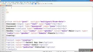 Dynamic Dropdown | Dropdown value fetch from MYSQL Database in PHP Video Tutorial-124(Hindi/Urdu)