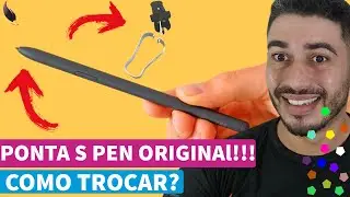 ONDE COMPRAR AS PONTAS DA S PEN DO TAB S6 LITE (ORIGINAL)? MAS PASSO A PASSO DE TROCA!