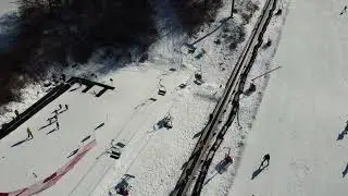Shawnee Mountain Ski Area by drone 4K