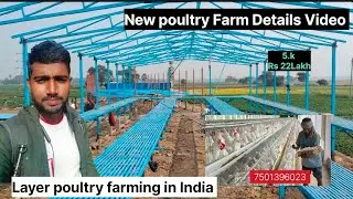 Layar poultry farm in India best solution || neweggfarmar  iron layer poultry farm #ajaharbhi