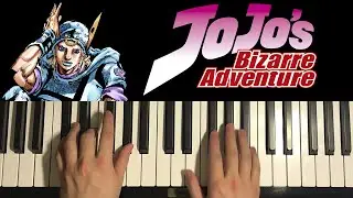 JoJo's Bizarre Adventure - Johnny Joestar Theme (Piano Tutorial Lesson)